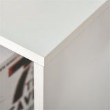 Six-Cube Bookcase Storage Cabinet with Anti-Tip Straps, 50kg Capacity – Open Display Shelving Unit, White
