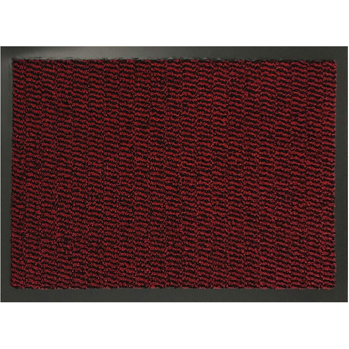 Super Hard Wearing Red Barrier Mat 80 x 120cm – Heavy Duty Dirt Barrier for High Traffic Areas