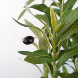 Leaf Design UK Artificial Olive Tree with Natural Wooden Trunk, 150cm