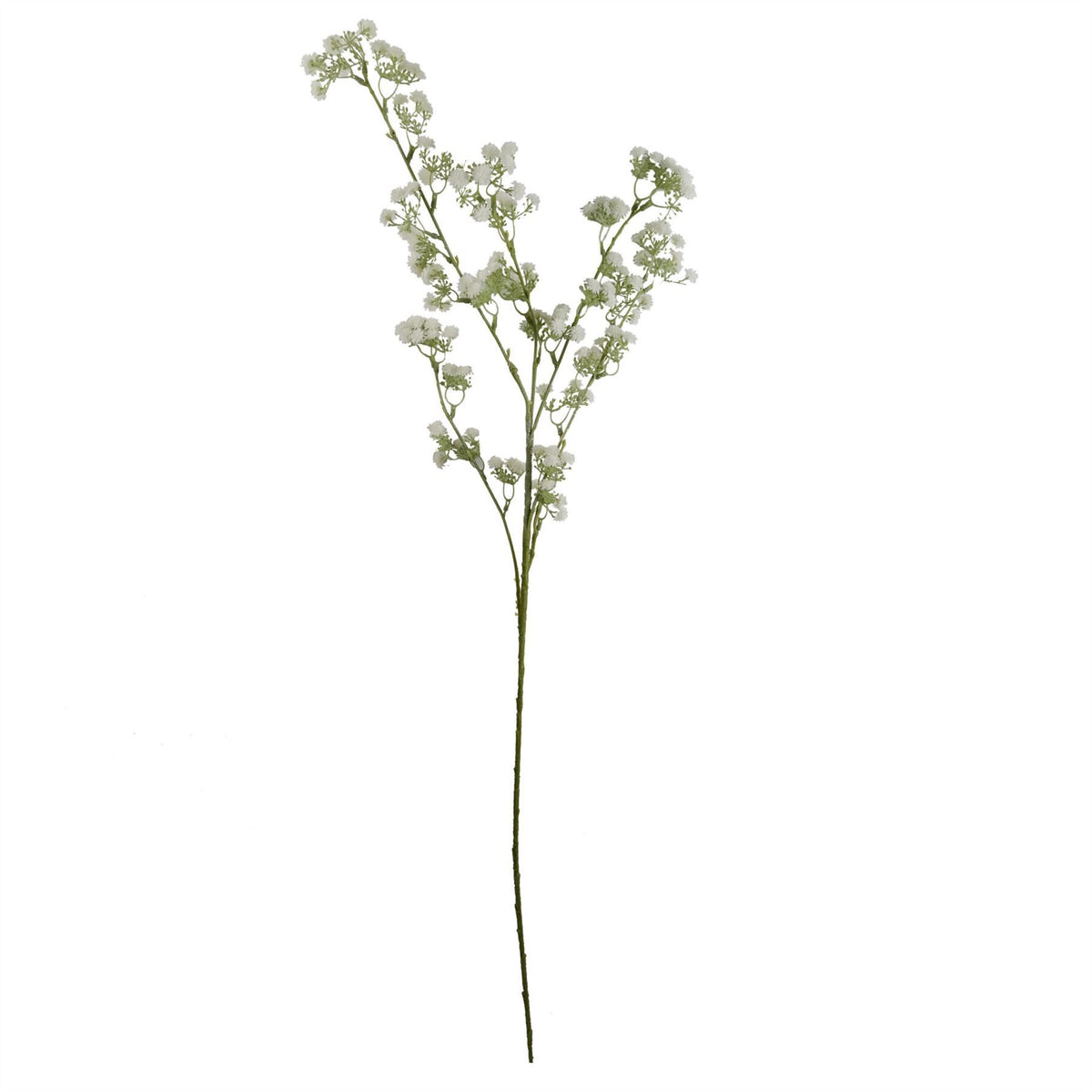 Leaf Large Artificial Gypsophila Foliage Spray with Wired Shapable Stems, Pack of 6 – 85cm Floral Decor, White