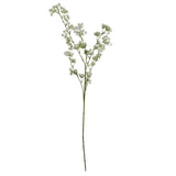 Leaf Large Artificial Gypsophila Foliage Spray with Wired Shapable Stems, Pack of 6 – 85cm Floral Decor, White