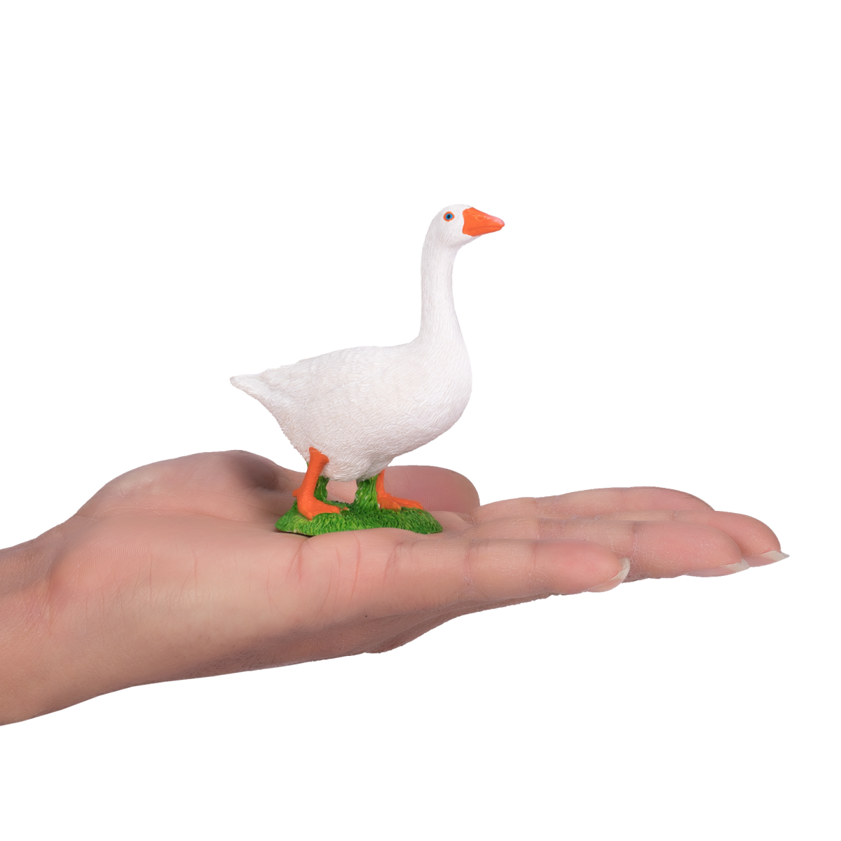 Mojo White Goose Figurine – Realistic Farm Animal Toy