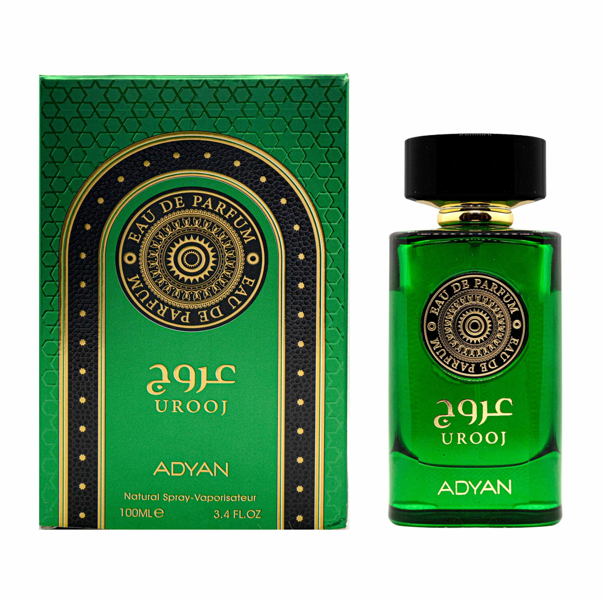 Urooj Eau de Parfum 100ml – Woody, Fresh & Citrus Fragrance for Men
