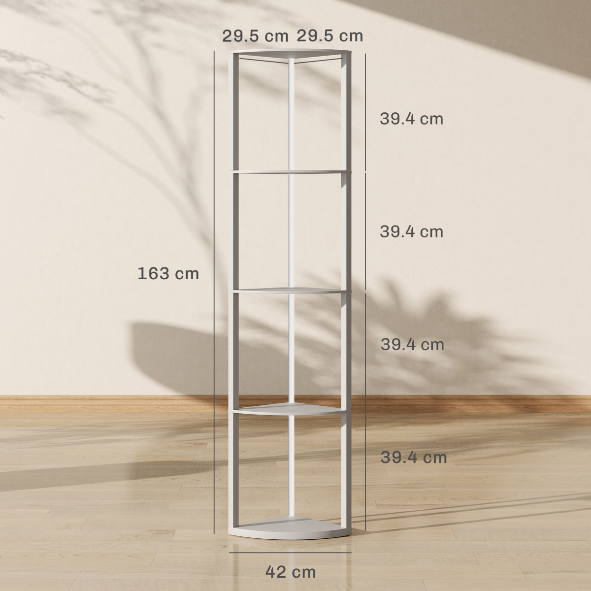 5-Tier Shelf RGB Floor Lamp with Remote