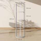 5-Tier Shelf RGB Floor Lamp with Remote