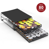 Vinsani Sliding Coffee Pod Storage Drawer for 80 Dolce Gusto Capsules – Countertop Capsule Organiser
