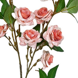 Artificial Pink Rose Stem, 90cm with Wired Flexible Stem – Realistic Blooms for Vases, Weddings & Events