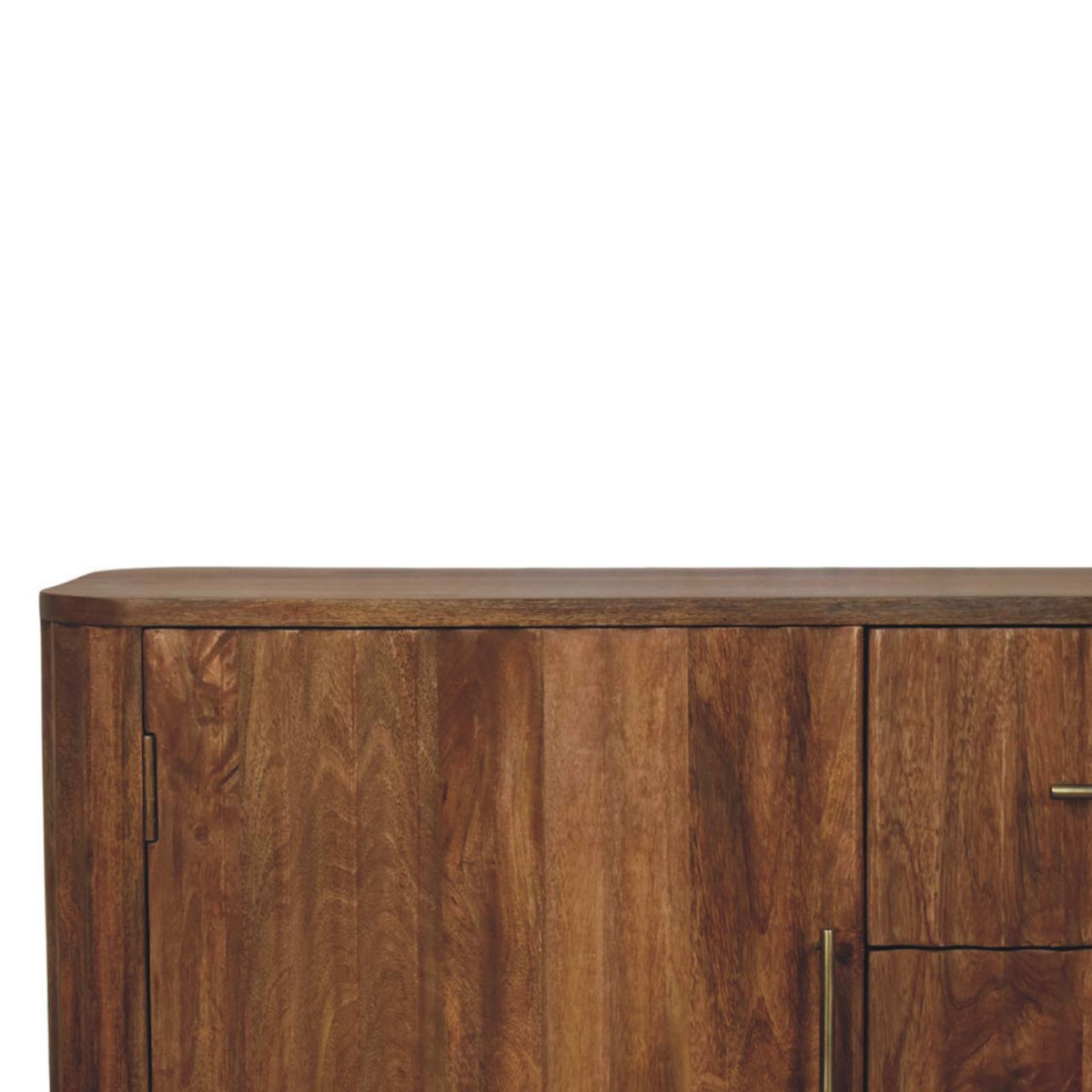 Artisan Furniture Montara Solid Mango Wood Sideboard, 3 Drawers & 2 Doors – Dining & Living Room Storage, Brown