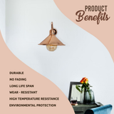 Rose Gold Retro Metal Wall Light, E27