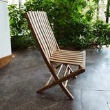 Miami Folding Teak Garden Chair – Grade A Teak Outdoor Seat, Easy to Assemble