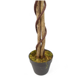 Leaf Artificial Blossom Tree, 150cm Pre-Potted Faux Tree – Indoor Home Decor, Pink