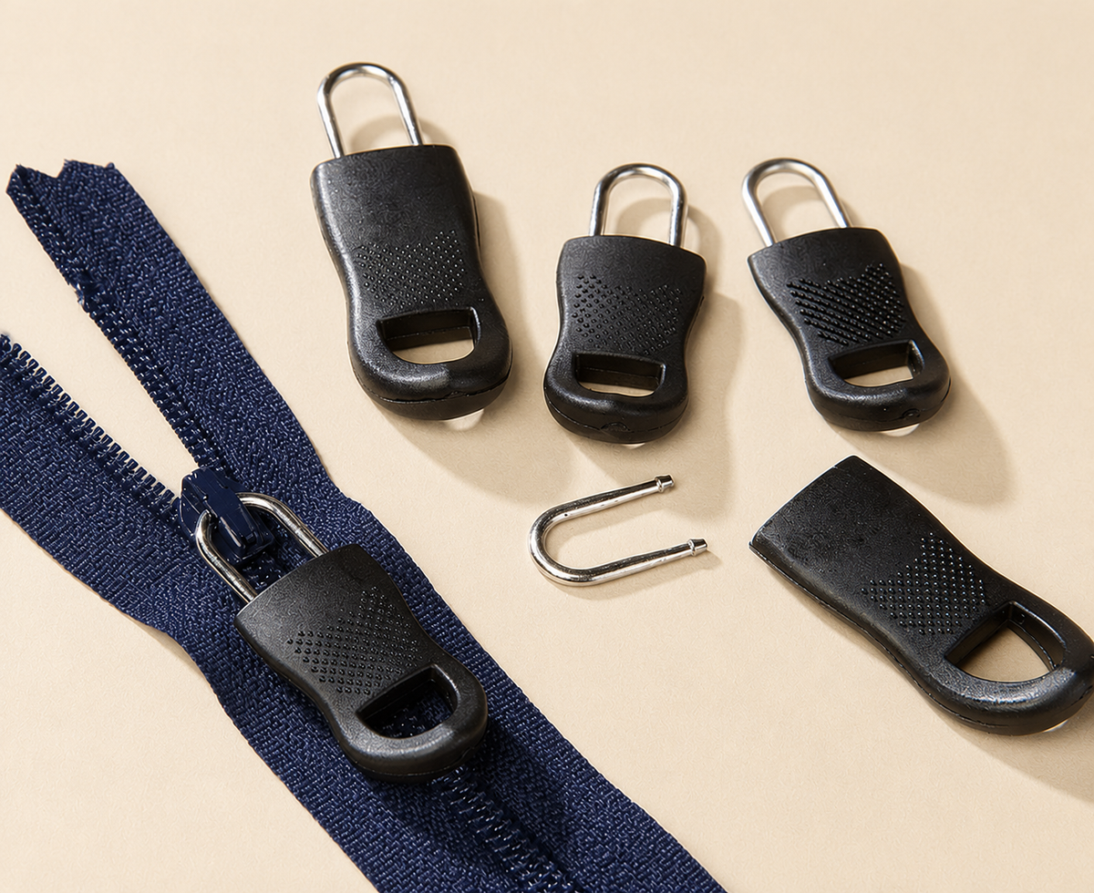 Avilo Zipper Mender Pack of 16 – Quick Zip Tab Repair for Bags, Jackets & Trousers
