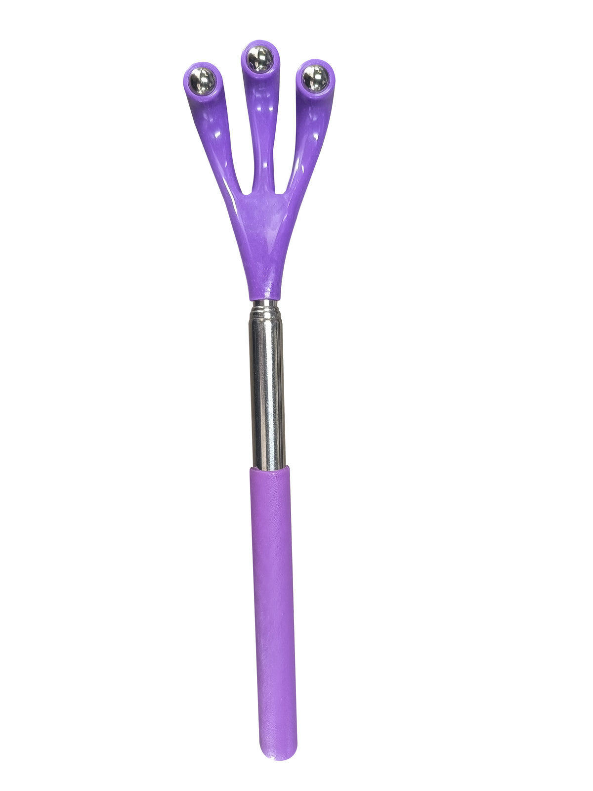 Avilo Extendable Back Scratcher with Roller Ball Ends – Reach Hard-to-Reach Itches, Handheld Massager