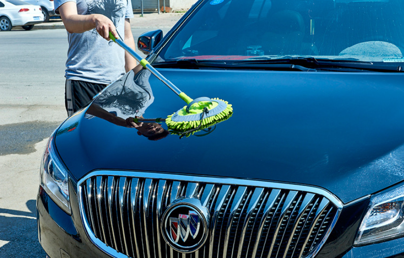 Avilo 2 in 1 Telescopic Car Mop – Extendable Cleaning Mop for Hard-to-Reach Places