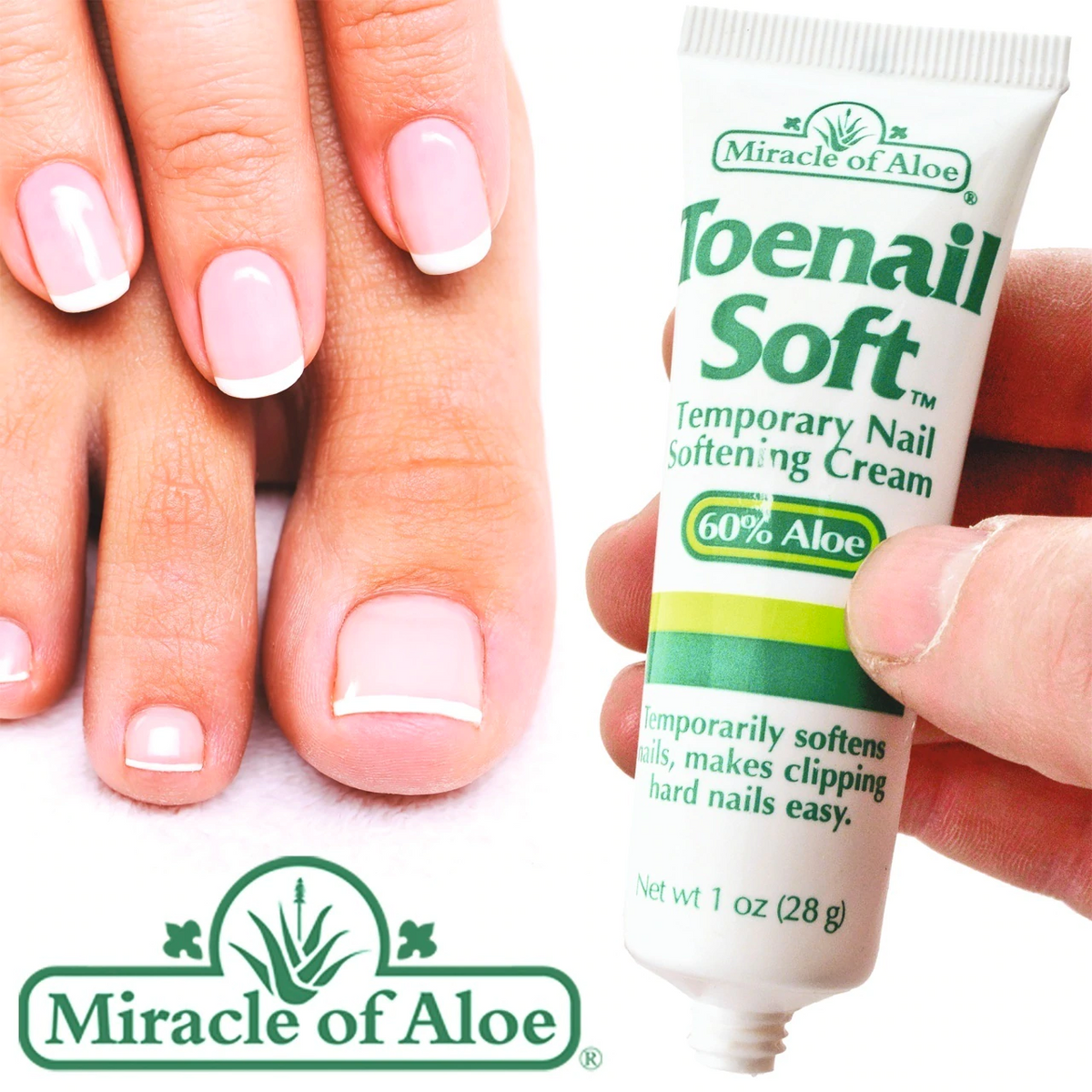 Avilo Toenail Soft 28g Tube – Gentle Softening Formula for Hard Toenails, Easier Clipping