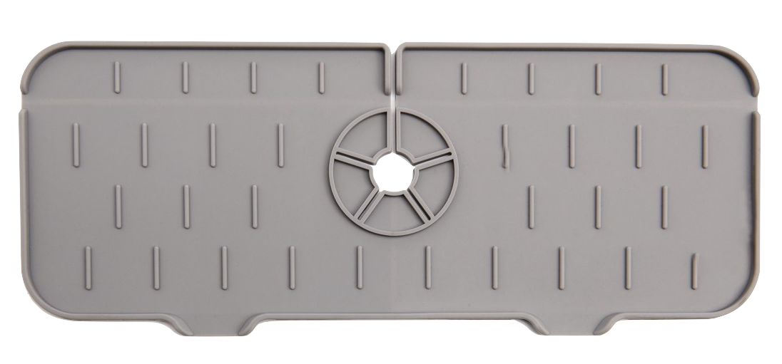 Avilo Silicone Faucet Protection Mat – Splash Guard & Draining Tray for Kitchen Worktops