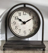 Elegant Silent Sweep Mantel Clock with Easy-to-Read Face – Quiet Tabletop Timepiece for Living Room & Bedroom