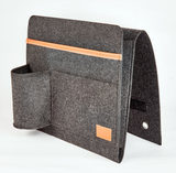 Avilo Bed Pocket Organiser – Bedside Storage for Glasses, Remote Controls & Books
