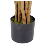 Leaf Luxury Artificial Olive Tree, 125cm with Wired Stems & Moss-Covered Pot – Premium Realistic Faux Plant