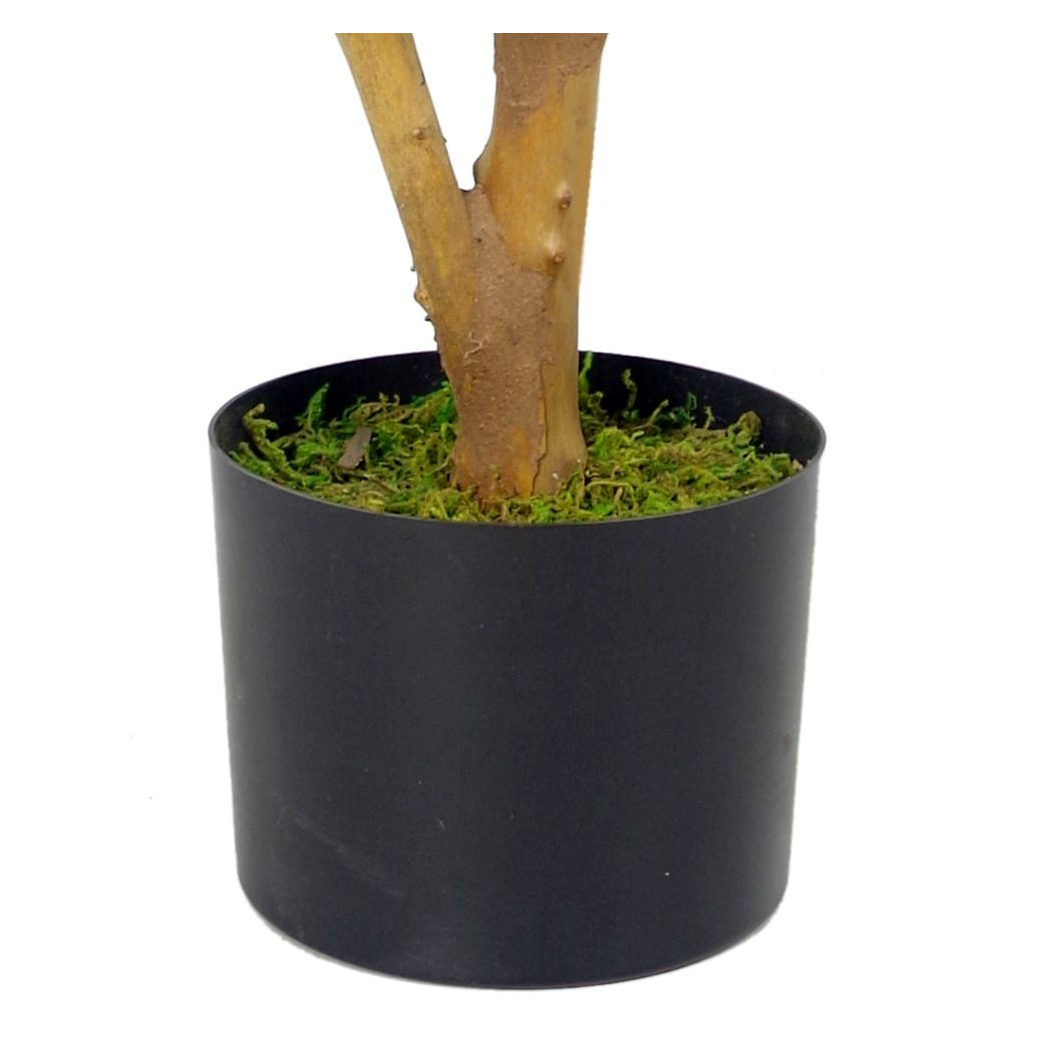 Leaf 65cm Luxury Artificial Olive Tree Bush – Premium Range, Moss-Covered Weighted Pot