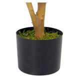 Leaf 65cm Luxury Artificial Olive Tree Bush – Premium Range, Moss-Covered Weighted Pot