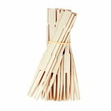 ECO Connection Pack of 50 Disposable Natural Bamboo Skewer Forks – Double Prong Party & Buffet Food Picks