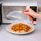 Avilo Microwave Splatter Guard in BPA-Free Polypropylene with Stem Vent and Handle – Clear View Food Cover