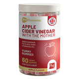 Prowise Apple Cider Vinegar Gummies with The Mother 1000mg – 60 Vegan Gummies with Vitamin B12 & B6