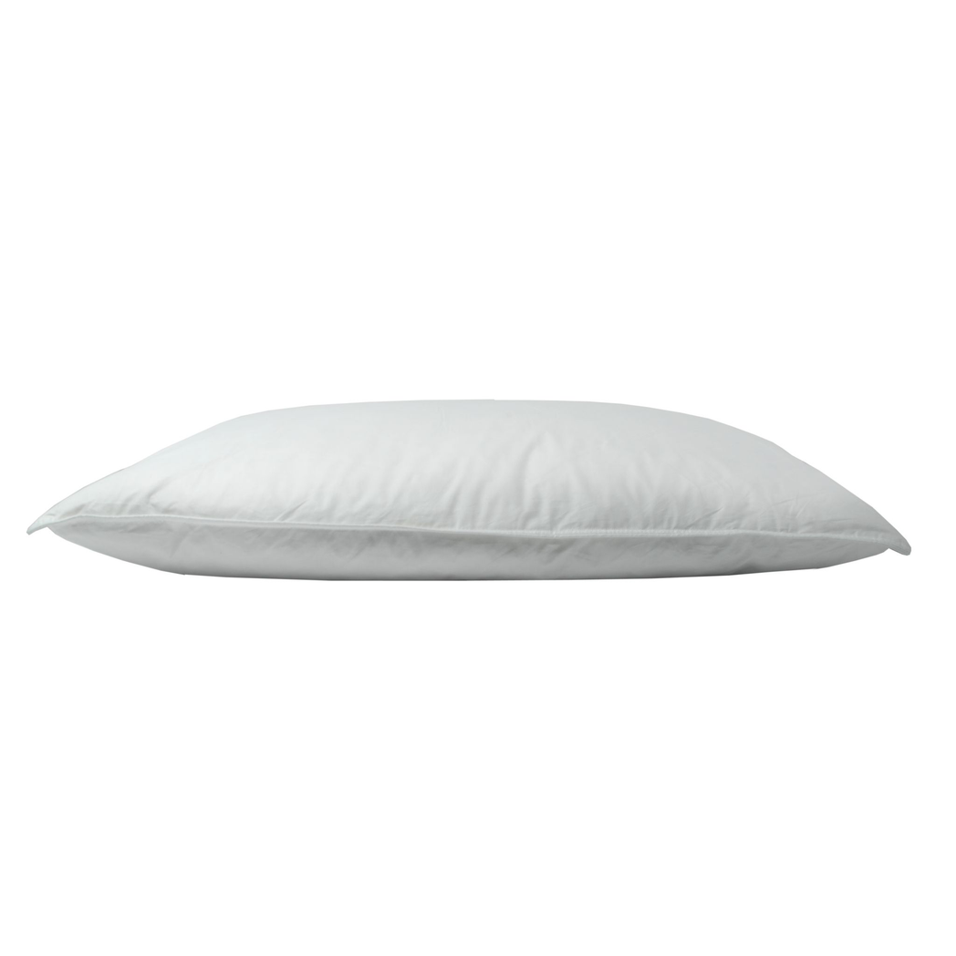 Harwoods Duck Feather Pillow Pair with Cotton Case – Soft Bedding Set of 2