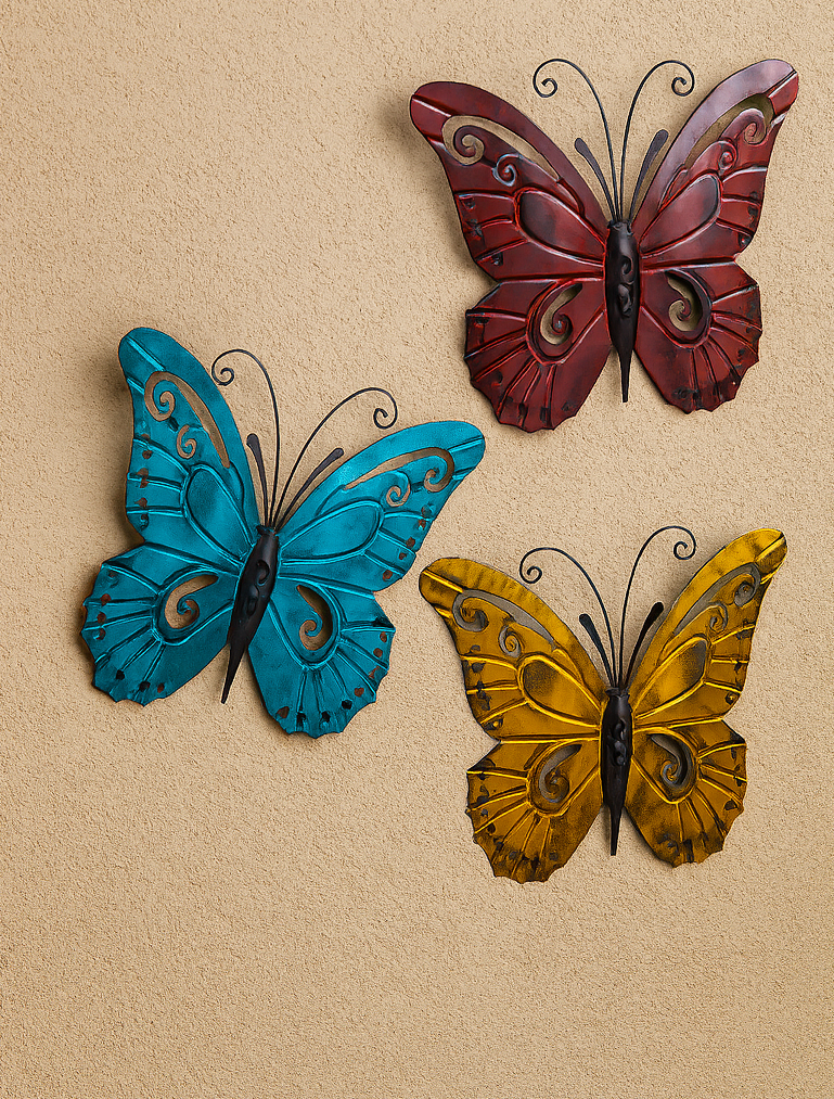Giant Butterfly Wall Art – Set of 3