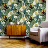 Arthouse Toucan Jungle Wallpaper – Paste the Paper Tropical Feature Wall Covering, Multi