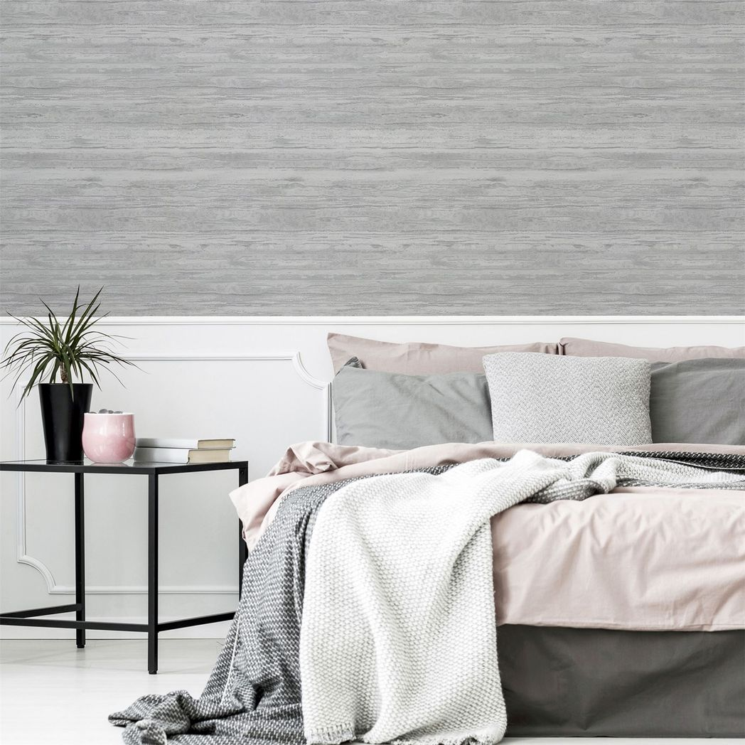 Arthouse Sahara Premium Heavyweight Vinyl Wallpaper with Metallic and Glitter Effect – High Traffic Areas, Silver