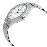 Sekonda Men's Watch, White Roman Numeral Dial, Silver Expandable Bracelet – 3022B