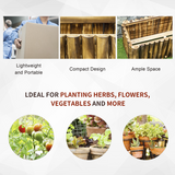 Outsunny Wooden Fir Raised Planter on 4 Feet – Flower Bed for Herbs & Vegetables, 100 x 40 x 40cm