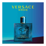 Versace Eros Eau de Toilette Spray 50ml – Woody, Fresh & Citrus Fragrance for Men