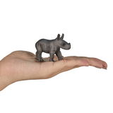 MojoFun Baby Rhino Standing Toy Figurine – Realistic Wildlife Model