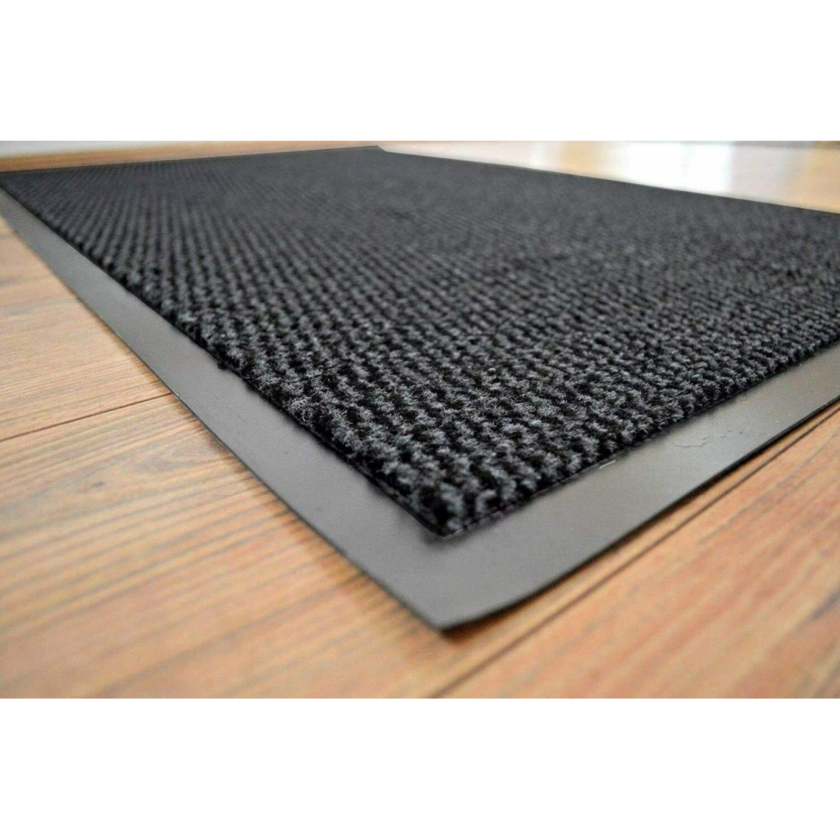 Hard-Wearing Anthracite Barrier Mat, 60 x 80 cm – Heavy Footfall Dirt Trapping Entrance Mat for Home & Work