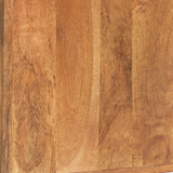 Toko Light Mango Wood Nest of 3 Tables – Solid Mango Wood Side Tables, Light Natural Finish