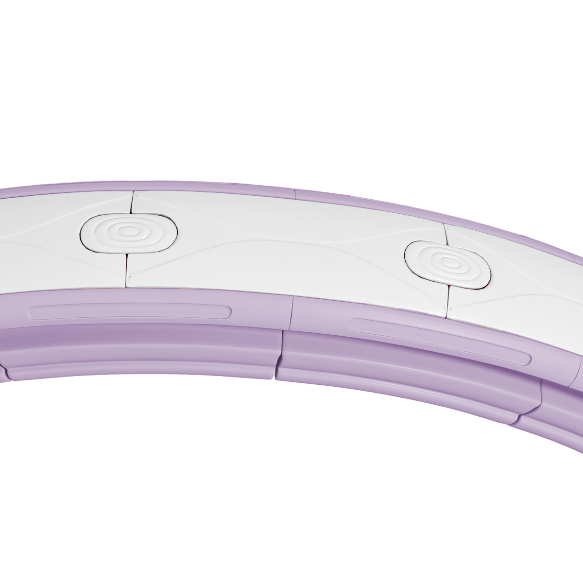Weighted Hula Hoop with 400g Gravity Ball & Digital Counter – Adjustable 16-Section Fitness Hoop, Purple