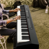 GPP-105 88-Key Semi-Weighted Digital Piano with X-Stand, MIDI & Bluetooth – Home Practice Keyboard, Black