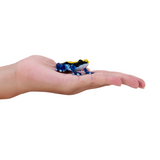 Mojo Blue Poison Dart Frog Figurine, Hand-Painted Rainforest Amphibian Toy
