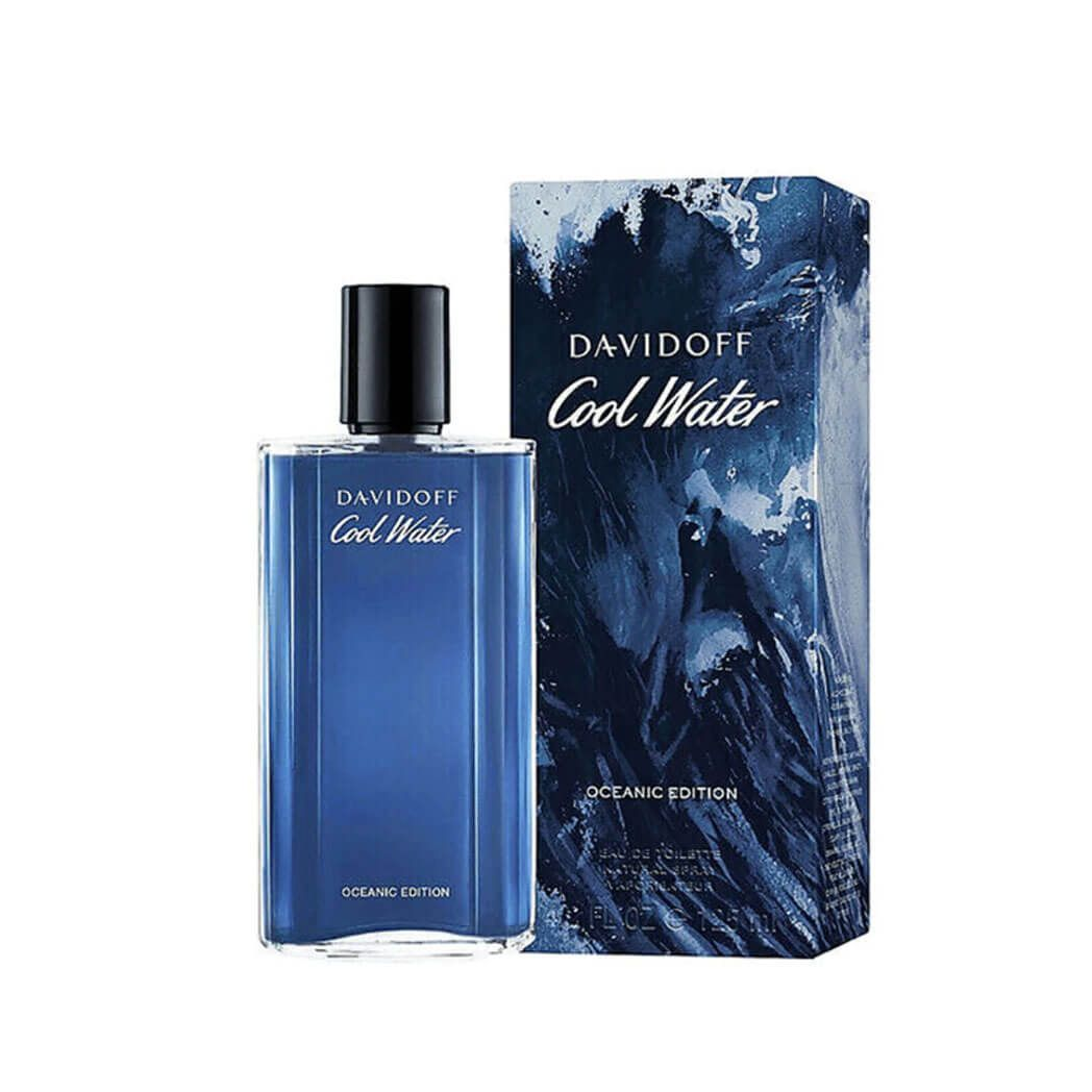 Davidoff Cool Water Oceanic Eau de Toilette Spray 125ml – Aquatic, Fresh & Citrus Fragrance for Men