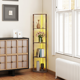 5-Tier Shelf RGB Floor Lamp with Remote
