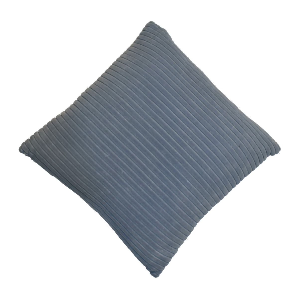 Artisan Furniture Ribbed Cushion Set of 2 – 100% Cotton Scandi-Style Sofa & Bed Cushions, Grey