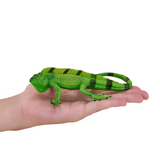 Mojo Iguana Figurine, Hand-Painted Realistic Reptile Toy
