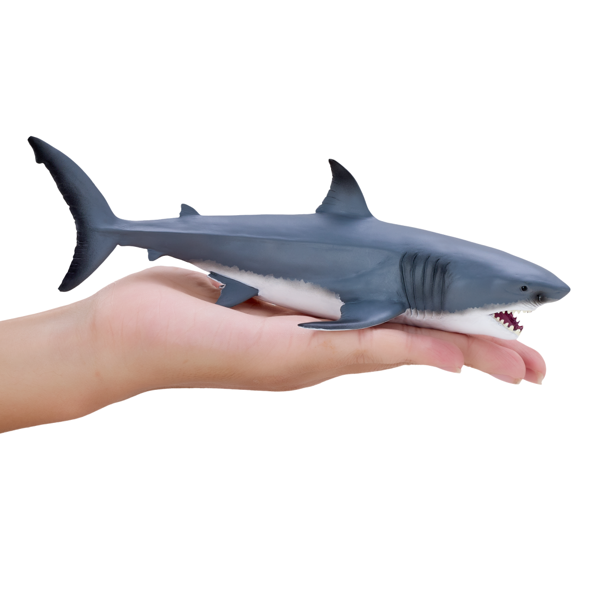 Mojo Great White Shark Figure – Hand-Painted Realistic Ocean Toy