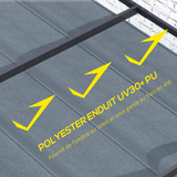Outsunny Replacement Pergola Roof Sun Shade Cover for 3 x 2.15m Pergola, UV30+ PU Coated Polyester, Dark Grey