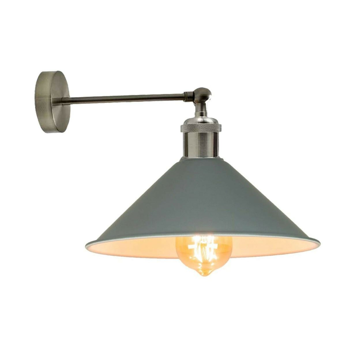 Industrial Grey Retro Wall Sconce