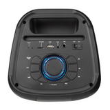 Intempo Bluetooth Karaoke Speaker WDS 580 with Wired Microphone, LED Lights & Phone Stand – 100W Party Speaker