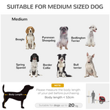 Pawhut Dog Bike Trailer with Reflectors, Flag & Safety Anchor – Pet Carrier for Small and Medium Dogs